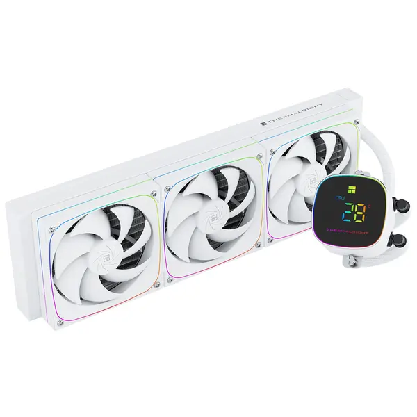 Thermalright Frozen Horizon 360 Digital ARGB White AIO 360mm CPU Liquid Cooler with Temperature Display