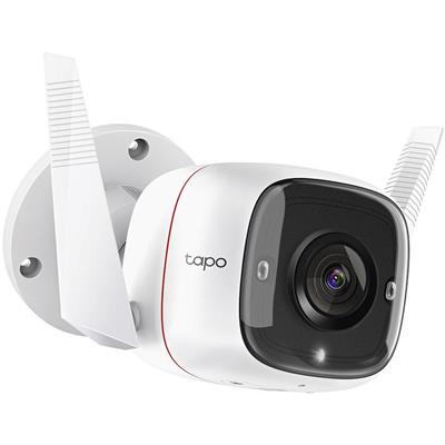 TP-Link Tapo C310 3MP 1296p High Definition Outdoor CCTV Security Wi-Fi Smart Camera, Alexa Enabled, Weatherproof, Night Vision, 2-Way Audio, SD Storage