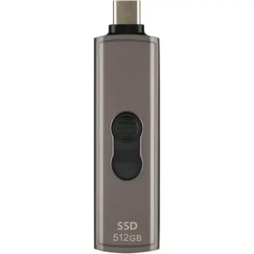 Transcend ESD330C 2TB External SSD, USB 3.2 Gen2, Up to 1,050MB/s, Portable SSD with Type C, Retractable Connector Metal Case, for Gaming Console, iPhone, iPad, Android, Smart TV, Bronze