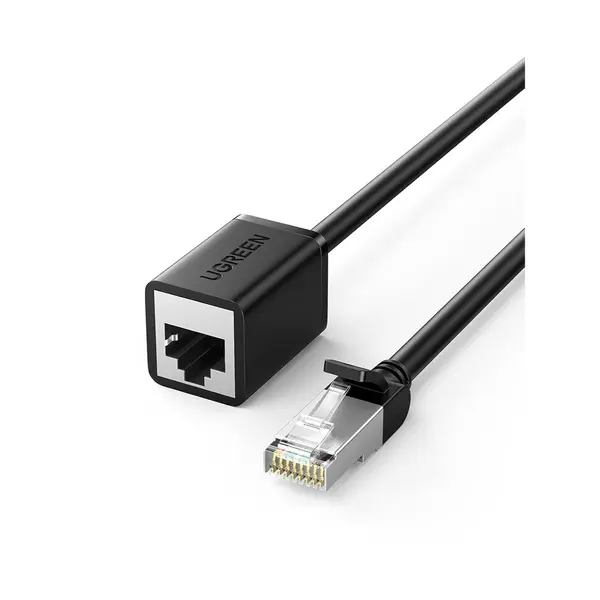 Ugreen Ethernet Extension Cable Cat6 LAN Cable Extender Cat 6 RJ45 Network Patch Cord Male to Female Connector for Router Modem Smart TV PC Computer Laptop (3M)
