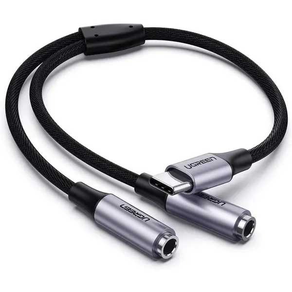 Ugreen USB Type-C to 3.5mm 2 Female Splitter Audio Cable
