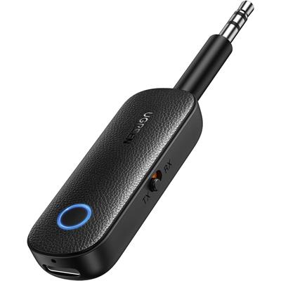 Ugreen Bluetooth Transmitter Receiver for 2 AirPods or BT Devices, Bluetooth Wireless Transmitter for Headphones, 3.5mm Aux Audio Jack Adapter for in-Flight TV Car Home Stereo System