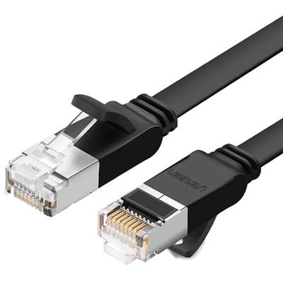 Ugreen Cat 6 U/UTP Ethernet Lan Cable with Gold-Plated Conductor, 8-Core Twisted-Pair & Data Transmission Upto 1000MBPS - Black (20M)
