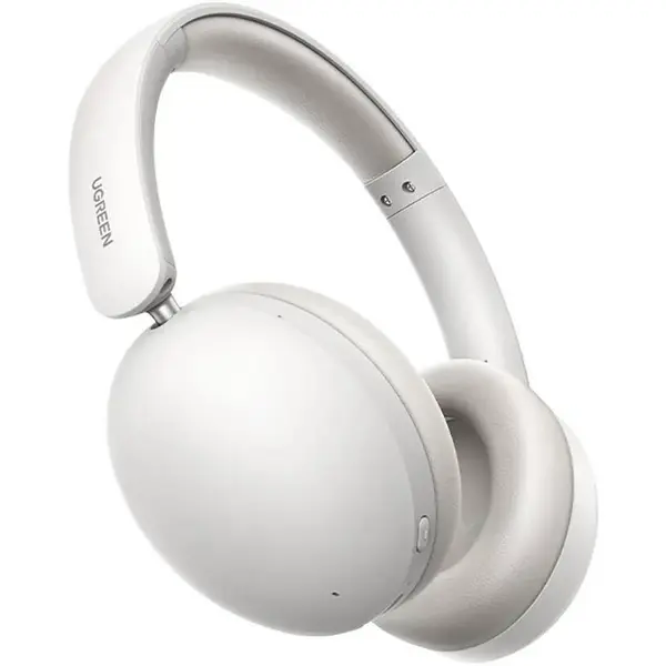 Ugreen HiTune Max2 Wireless Over-Ear Headphones, Active Noise Cancellation, 80 Hours Playtime, Bluetooth, White