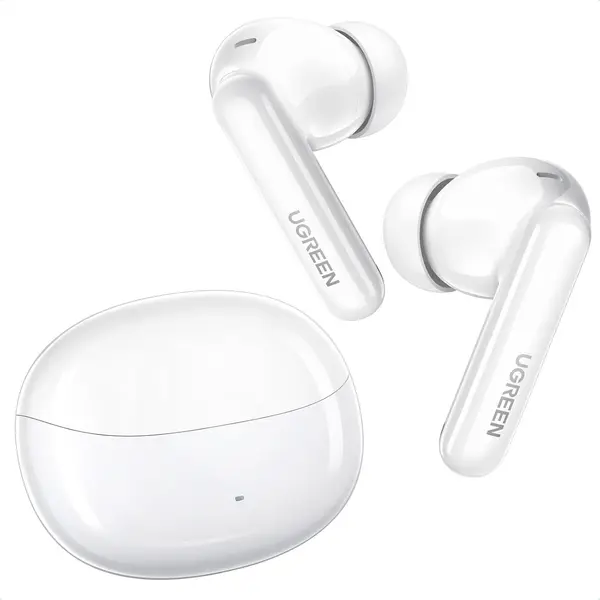 Ugreen HiTune T3 Pro Wireless Bluetooth 5.4 Earbuds, Active Noise Cancellation Earphones, 4 Mics ENC Clear Call Headsets, 30H Playtime USB C Fast Charging, IPX5 Waterproof, Customised APP 2 Devices Connection
