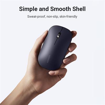 Ugreen PC Mouse Wireless Quiet With 4000 DPI, 2.4GHz Connection, 18 Months Battery Life, USB Wireless Mouse Compatible With Laptop Computer Windows 11 macOS Linux (Black)