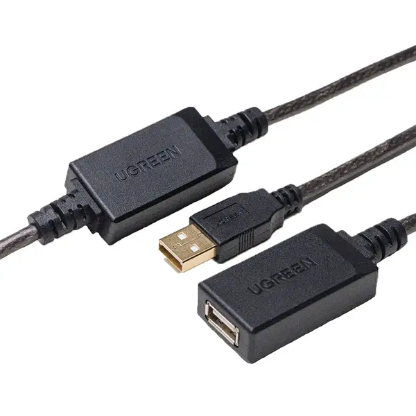Ugreen USB 2.0 Type A Male to Female Active Extension Cable with Chipset (15M)