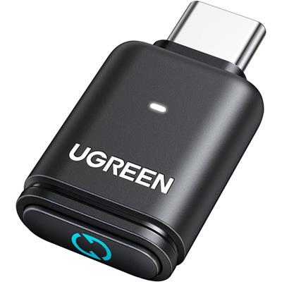 Ugreen USB-C Bluetooth Adapter for PS5, Bluetooth 5.3 Audio Adapter with APTX Low Latency & aptX-Adaptive, Wireless Audio Transmitter to Connect Wireless Headphones & Earbuds