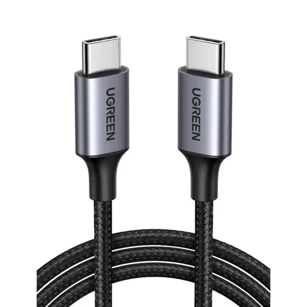 Ugreen USB-C to USB-C Cable, 60W, Nylon Braided (2M)