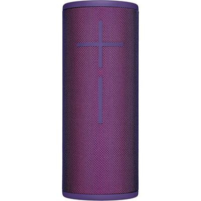 Ultimate Ears Boom 3 Wireless Bluetooth Speaker, Bold Sound + Deep Bass, Bluetooth, Magic Button, Waterproof, 15 Hours Battery, Range of 150 ft - Ultraviolet Purple (Box Open)
