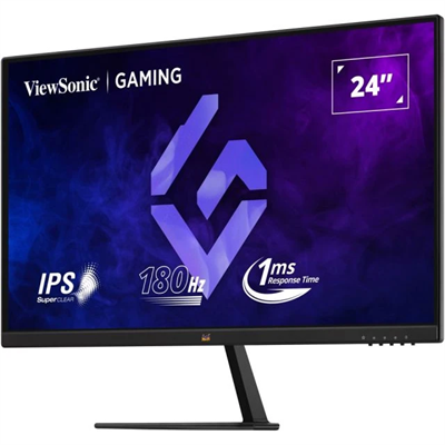 ViewSonic VX2479-HD-PRO 24" FHD SuperClear IPS Panel Gaming Monitor, Free Sync, 180Hz, 1ms, HDR10, HDMI, DP Port, Wide View Angle, sRGB 104%, Eye Care