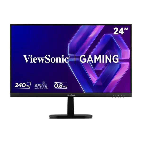 ViewSonic VX24G30 24 Inch FHD Omni Gaming Monitor, 240Hz, SuperClear IPS, 08ms Response Time, Adaptive Sync (Black)