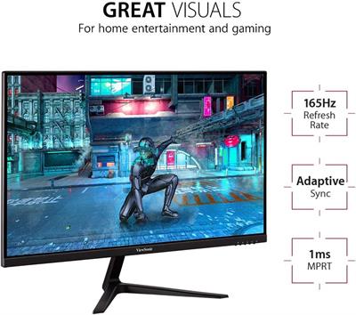 ViewSonic Omni VX2718-P-MHD - 165Hz 1080p FHD VA 27" Gaming Monitor