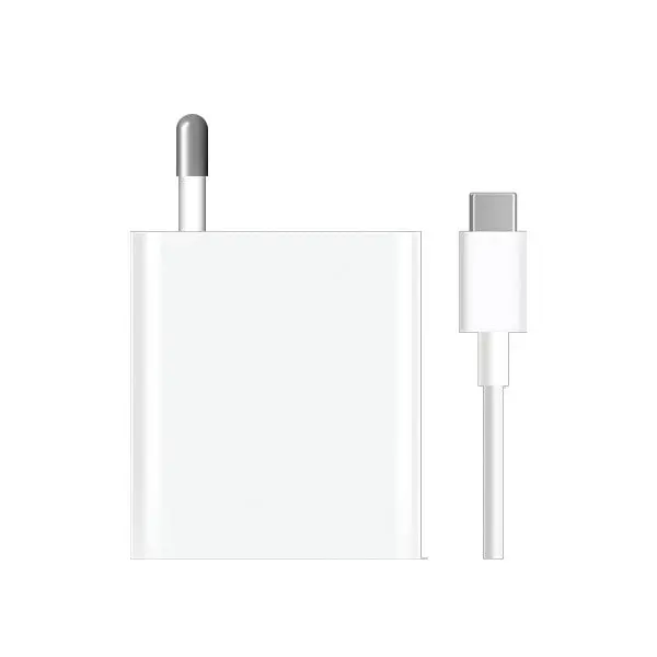 Xiaomi 33W HyperCharge Combo Type-A Charger with USB-C Cable (White)