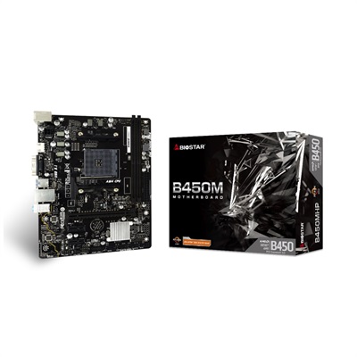 Biostar B450MHP AMD AM4 microATX Motherboard
