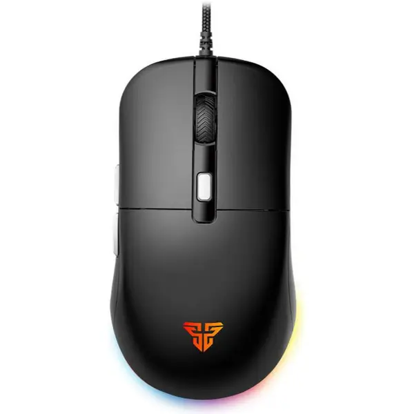 Fantech VX9S Kanata S Wired Gaming Mouse, RGB Lighting, 60 IPS Speed, 20G Acceleration, A725F Chipset, Adjustable 400-7200 DPI, Huano 10 Million Switch, Black
