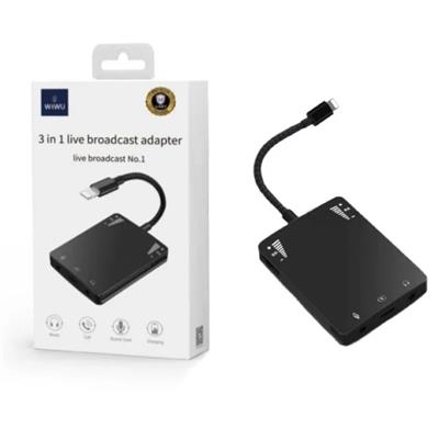 Wiwu Live Broadcast No.1 3-in-1 Adapter