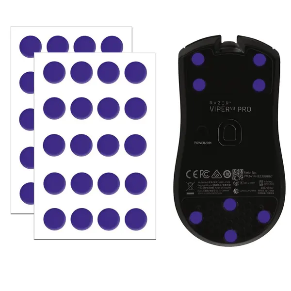 X-Raypad Obsidian Air DIY Mouse Skates Universal D6.5mm Dots – Quiet & Control