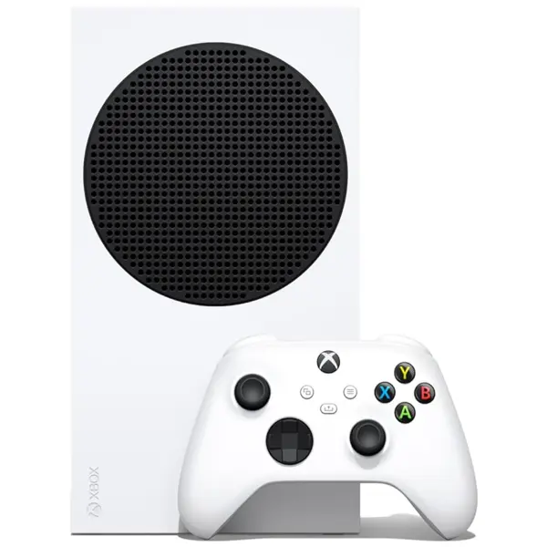 Microsoft Xbox Series S 512GB SSD Console - Includes Wireless Controller, Up to 120 FPS, 10GB RAM 512GB SSD, Experience High Dynamic Range Velocity Architecture