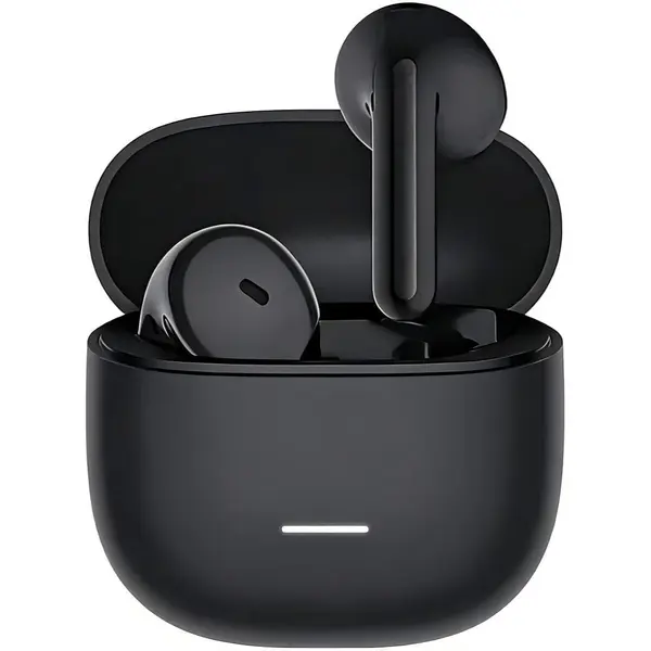 Xiaomi Redmi Buds 8 Active Wireless Earphones with Semi-in-Ear Design, 14.2mm Titanium Diaphragm Drivers, Bluetooth 5.4, 37H Long Battery Life, Dual Mic AI Noise Cancellation, Google Fast Pair, Black