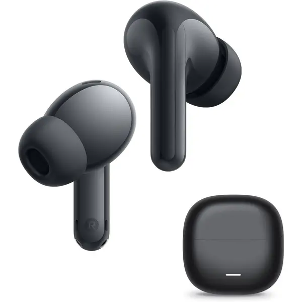 Xiaomi Redmi Buds 8 Lite Wireless Earbuds, 42dB Hybrid Active Noise Cancellation, 8H/36H Battery, 12.4mm Dynamic Driver, Fast Charging, Dual-Mic Clear Calls, Google Fast Pair, Black
