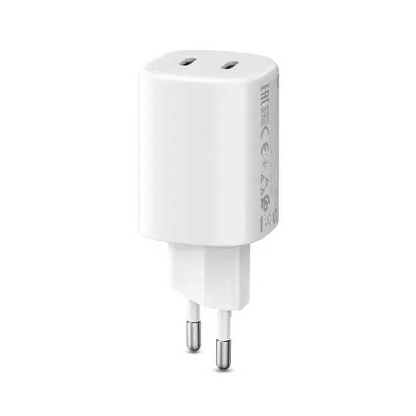 Xiaomi 45W GaN Nano Turbo Charging Dual Port Power Adapter (White)