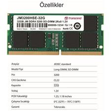 Transcend JetFlash 32GB (1x32GB) 3200MHz | 32GB DDR4 Laptop Ram