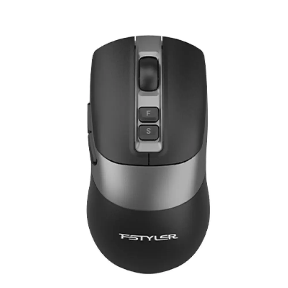 A4Tech Fstyler FG50S Plus 2.4GHz Wireless Silent Click Mouse - Black