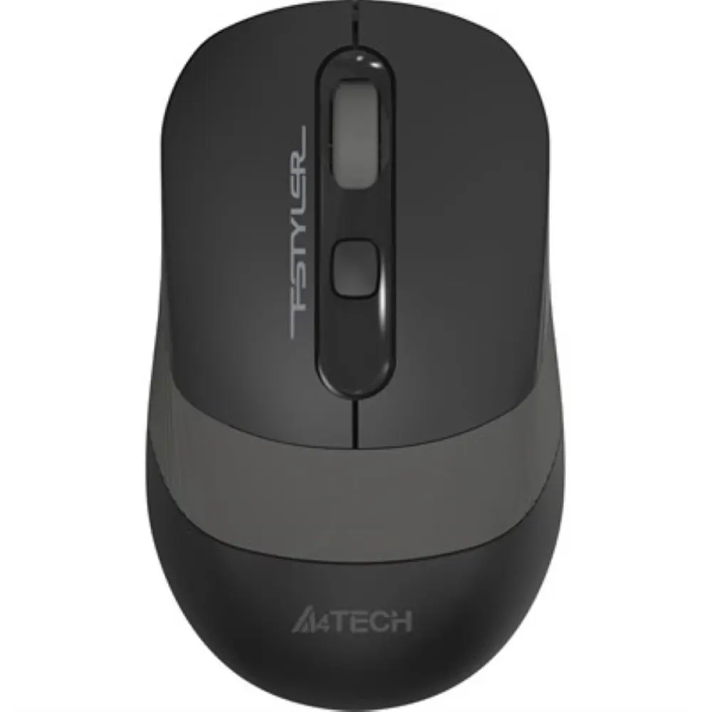 A4Tech Fstyler FG10S 2.4GHz Wireless Silent Click Mouse - Grey