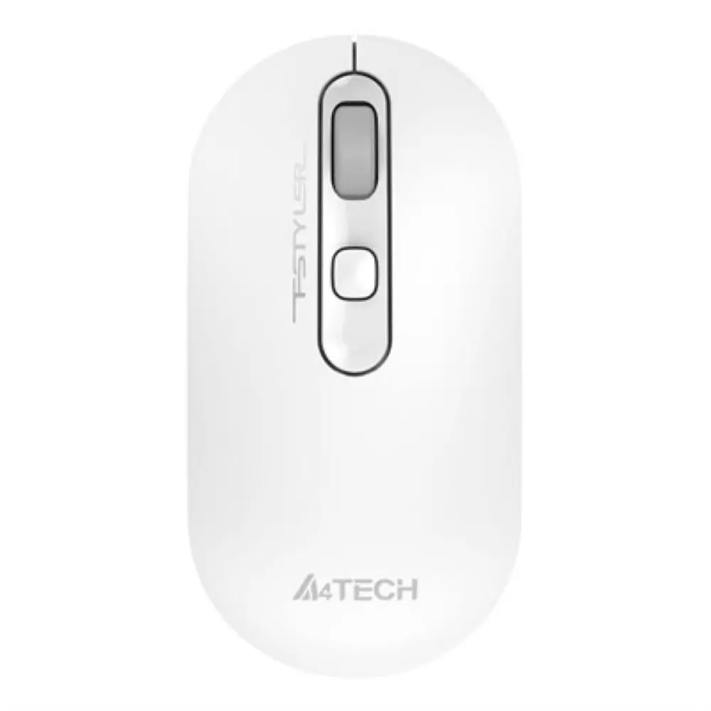 A4Tech Fstyler FG20S 2.4GHz Wireless Silent Click Mouse - White
