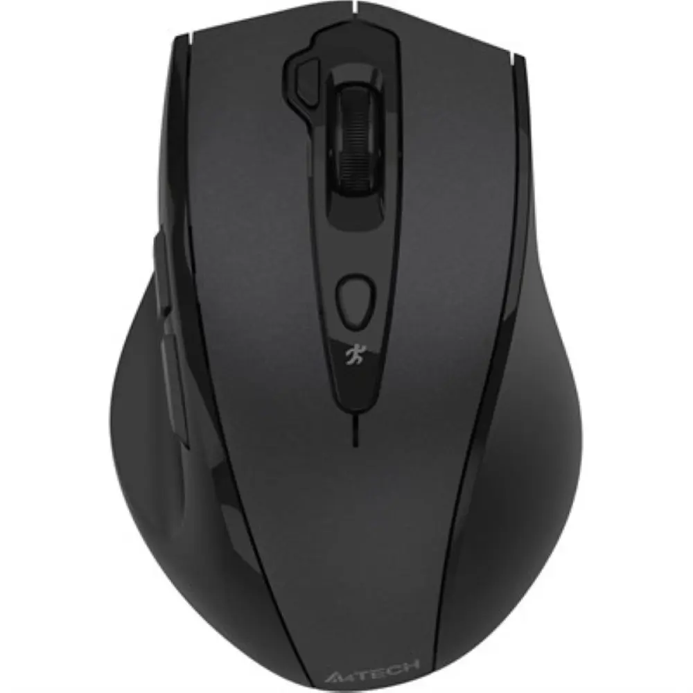 A4Tech G7-810S Air2 2.4GHz Wireless Mouse with USB + Type-C Adapter - Black