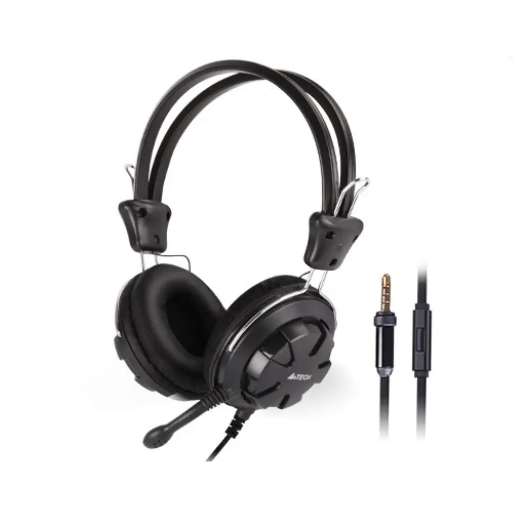 A4Tech HS-28i 4-Pin 3.5mm Headphone - Black (No Cable Adapter)