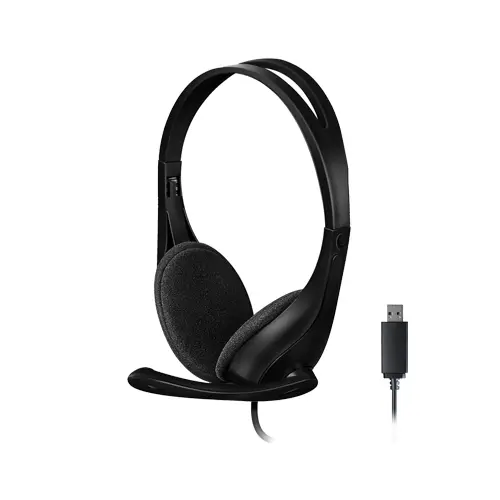 A4Tech HU-9 USB Stereo Headset - Black