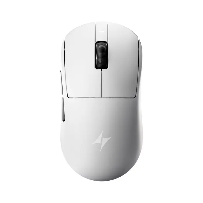 ATK Blazing A9 Mini+ Ultimate Wireless Gaming Mouse, PAW3955 Master Sensor, 39g Lightweight, 200 Hr Battery Life, All-New Nano Coating, Dual-Mode 2.4G/Wired - White