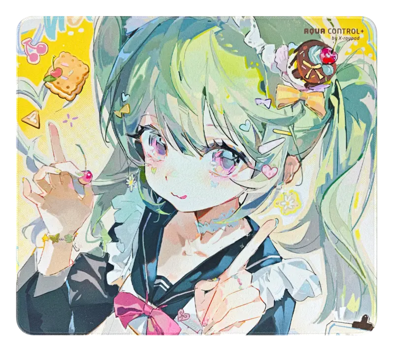 X-Raypad Aqua Control Plus Gaming Mouse Pad – Mint Yellow (XL)