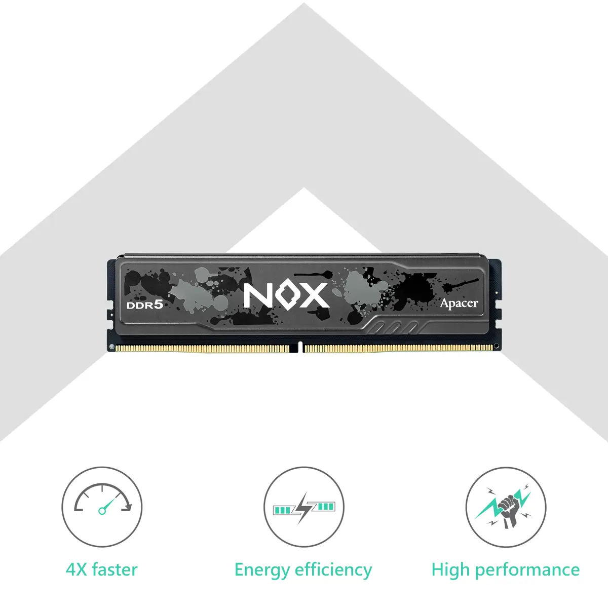 Apacer Nox DDR5 32GB (2x16GB) 6000MHz CL40 (Black) | 32GB DDR5