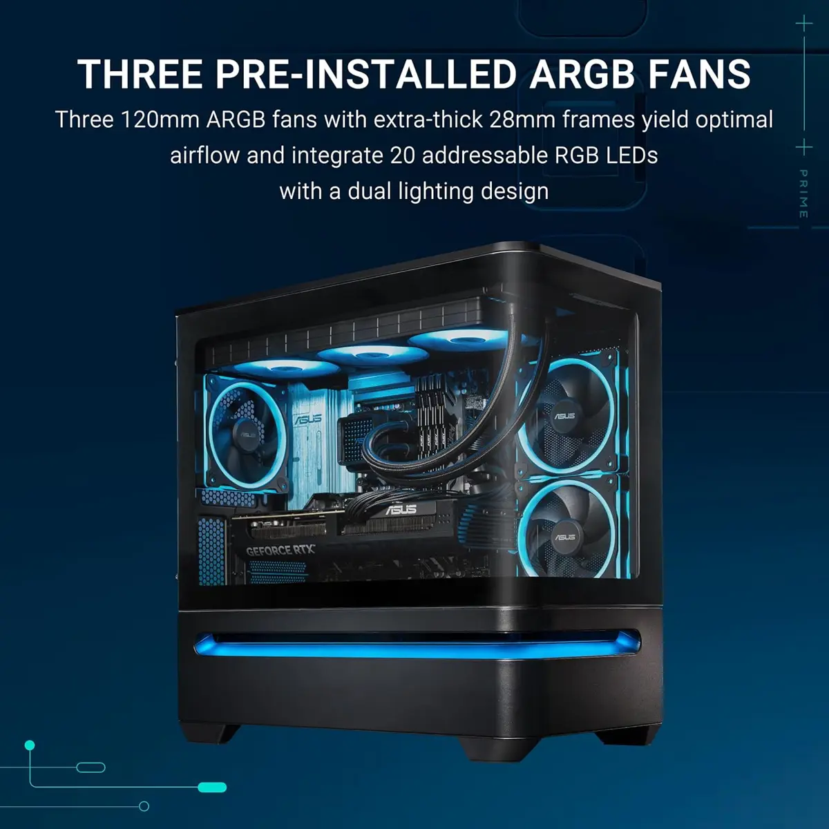 Asus Prime AP202 ARGB (Black) | Micro-ATX PC Casing | Price in