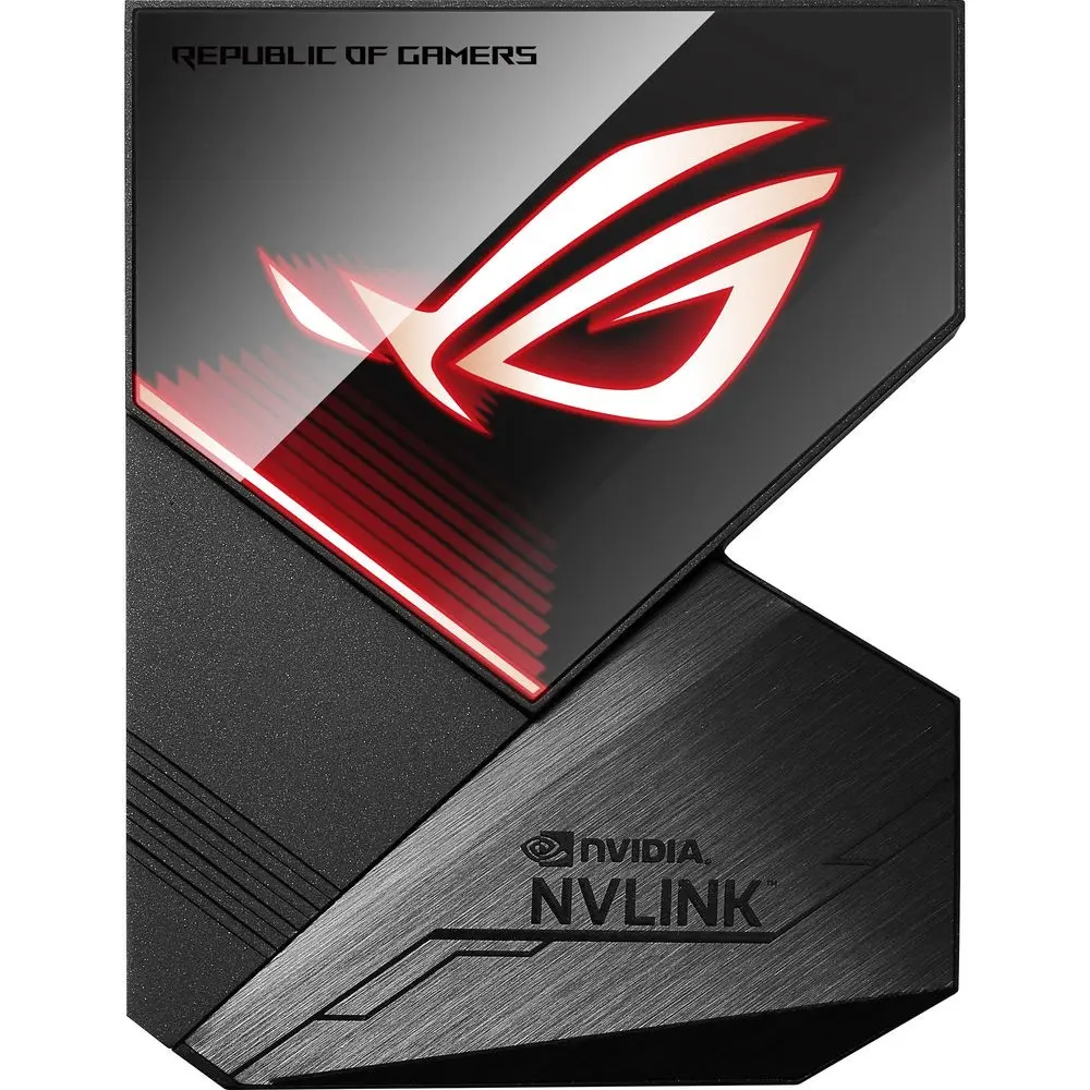 Asus Rog GeForce RTX Nvlink Bridge with Aura Sync RGB 4-Slot Graphic Cards