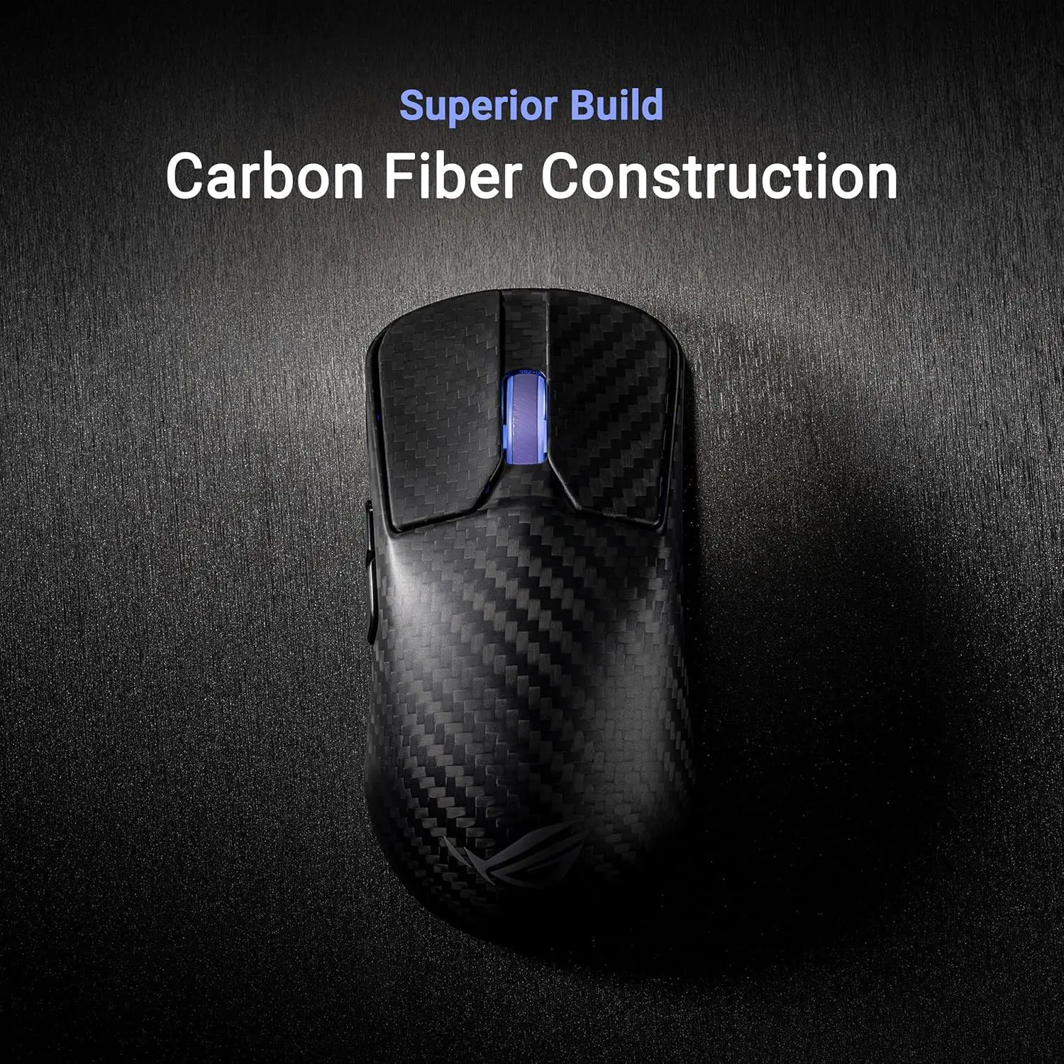 Asus Rog Harpe Ace Extreme Wireless Gaming Mouse, Carbon Fiber Build, 47g Lightweight, AimPoint Pro 42K Optical Sensor, Optical Micro Switches, ROG Polling Rate Booster, Esports & FPS Gaming, Black