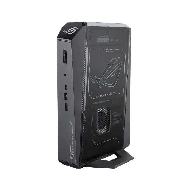 Asus Rog NUC (2025) NUC15JNK Barebone Mini PC - Intel Ultra 9 275HX, RTX 5070, DDR5 96GB Max