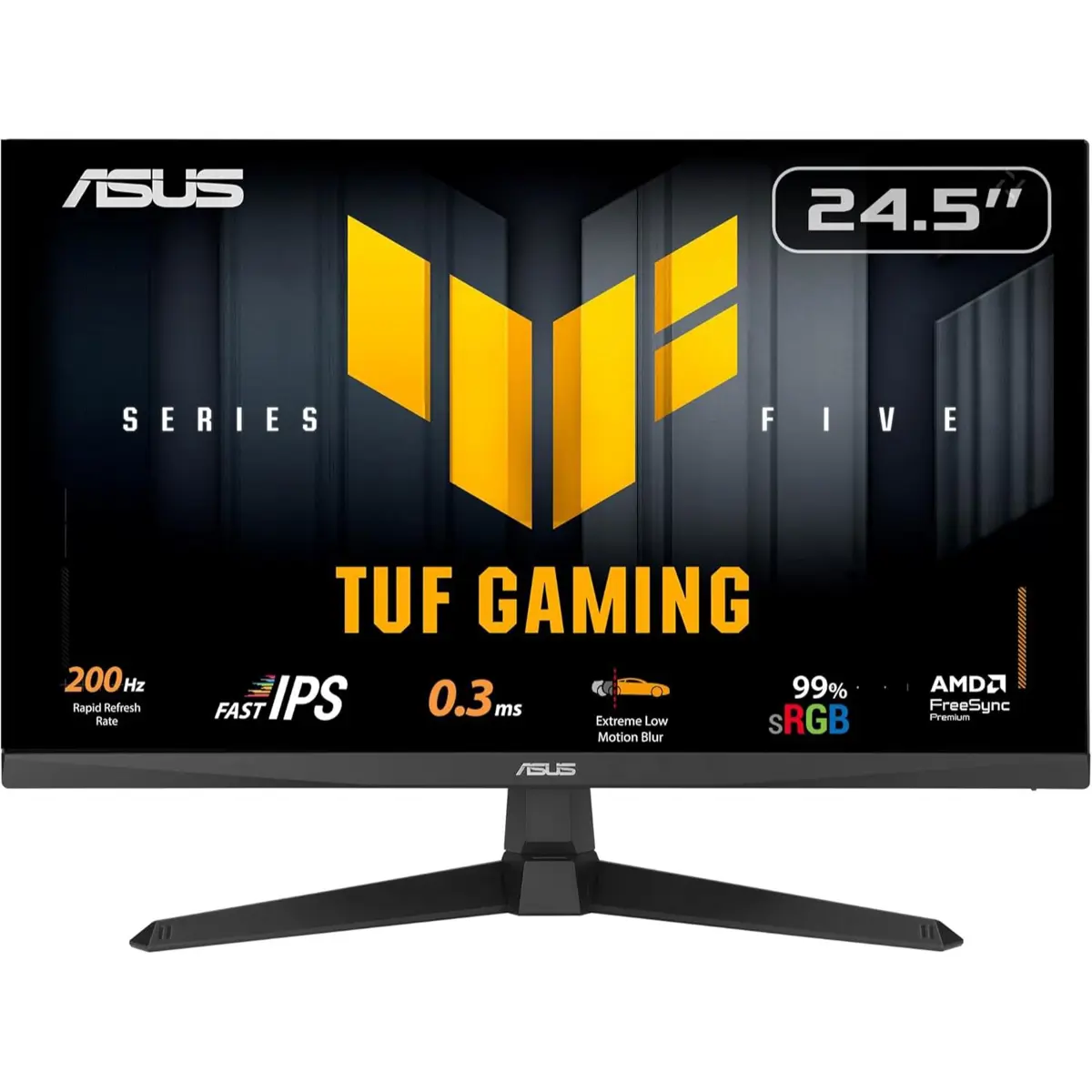 Asus Tuf Gaming VG259Q5A 24.5” 1080P Monitor – Full HD, 200Hz, 0.3ms, Fast IPS, Extreme Low Motion Blur, FreeSync Premium, Speakers, DisplayWidget Center