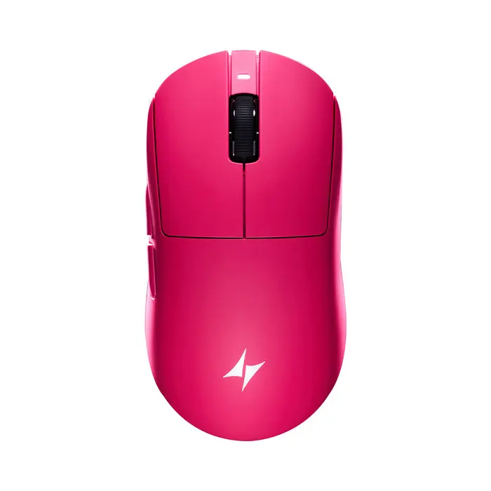ATK Dragonfly A9 Ultimate+ Wireless Gaming Mouse - 55g Lightweight, PAW3955 Master Sensor, Up to 50000 DPI, 8K Polling Rate, 800 Hr Battery Life, Dual-Mode 2.4G/Wired (Pink)