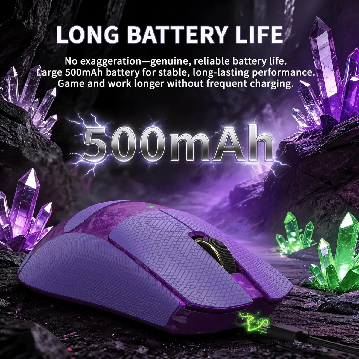 Attack Shark X11 Ultra (Purple) | Wireless Gaming Mouse | Price in