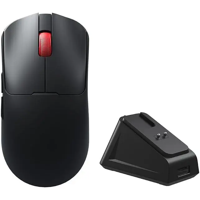 Aula SC380Pro Gaming Mouse, Lightweight 55g Esports Mouse with 3311 Chip, (2.4G, BT, Wired), Ergonomic Design, Ultra-Fast Response for Competitive Gaming - Black