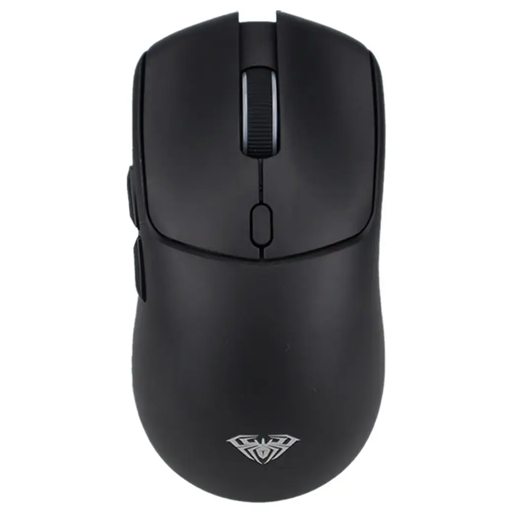 Aula SC580X Wireless Gaming Mouse, Tri-Mode Gaming Mice & 12000 DPI 2.4G/BT5.0/USB-C, Rechargeable Wireless Mouse with 6 Programmable Buttons, Ergonomic Computer Mouse for Laptop/PC/Mac/Tablet (Black)