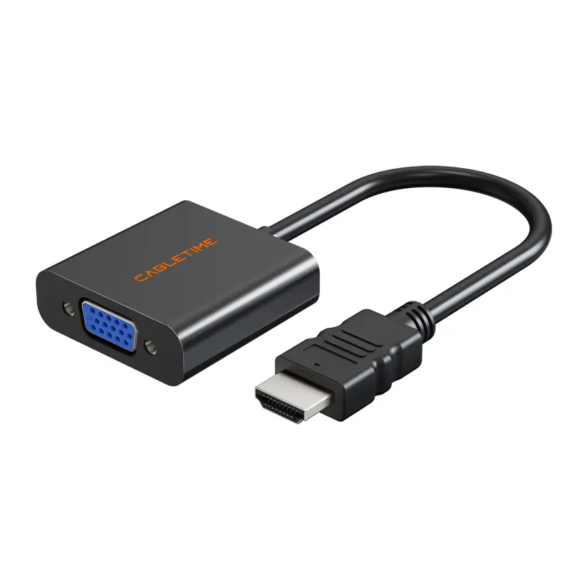 Cabletime CP52B HDMI to VGA Adapter 1080P@60Hz