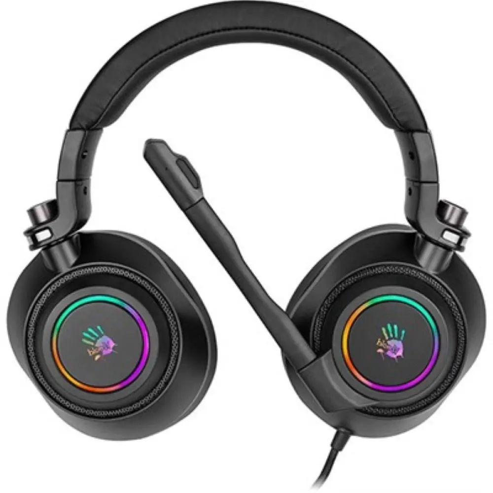 Bloody G580 RGB 7.1 Virtual Surround Sound HiFi Gaming Headphone USB - Black