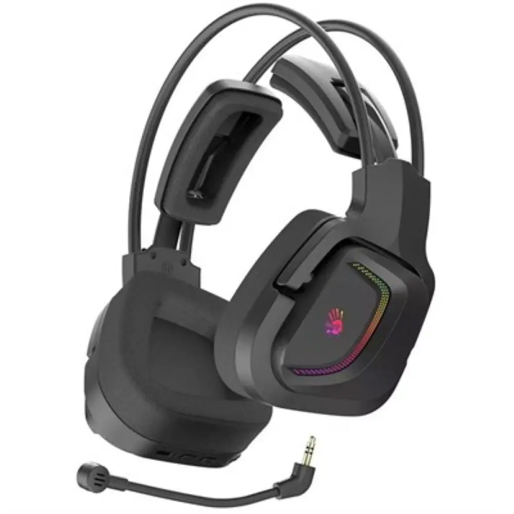 Bloody MR575 Bluetooth + 2.4GHz + Wired Triple-Mode RGB Gaming Headphone - Black