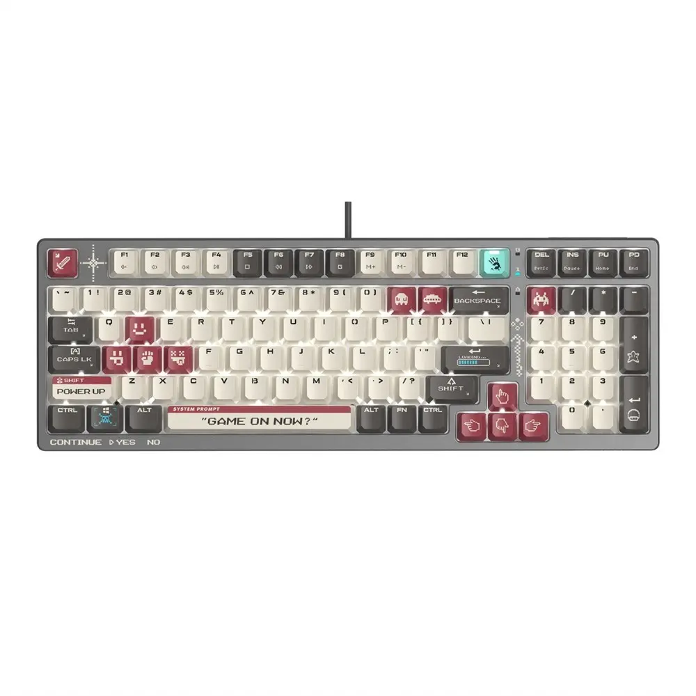Bloody S98 BLMS Mechanical Gaming Keyboard 98-Key Compact - Pixel Red, US Layout