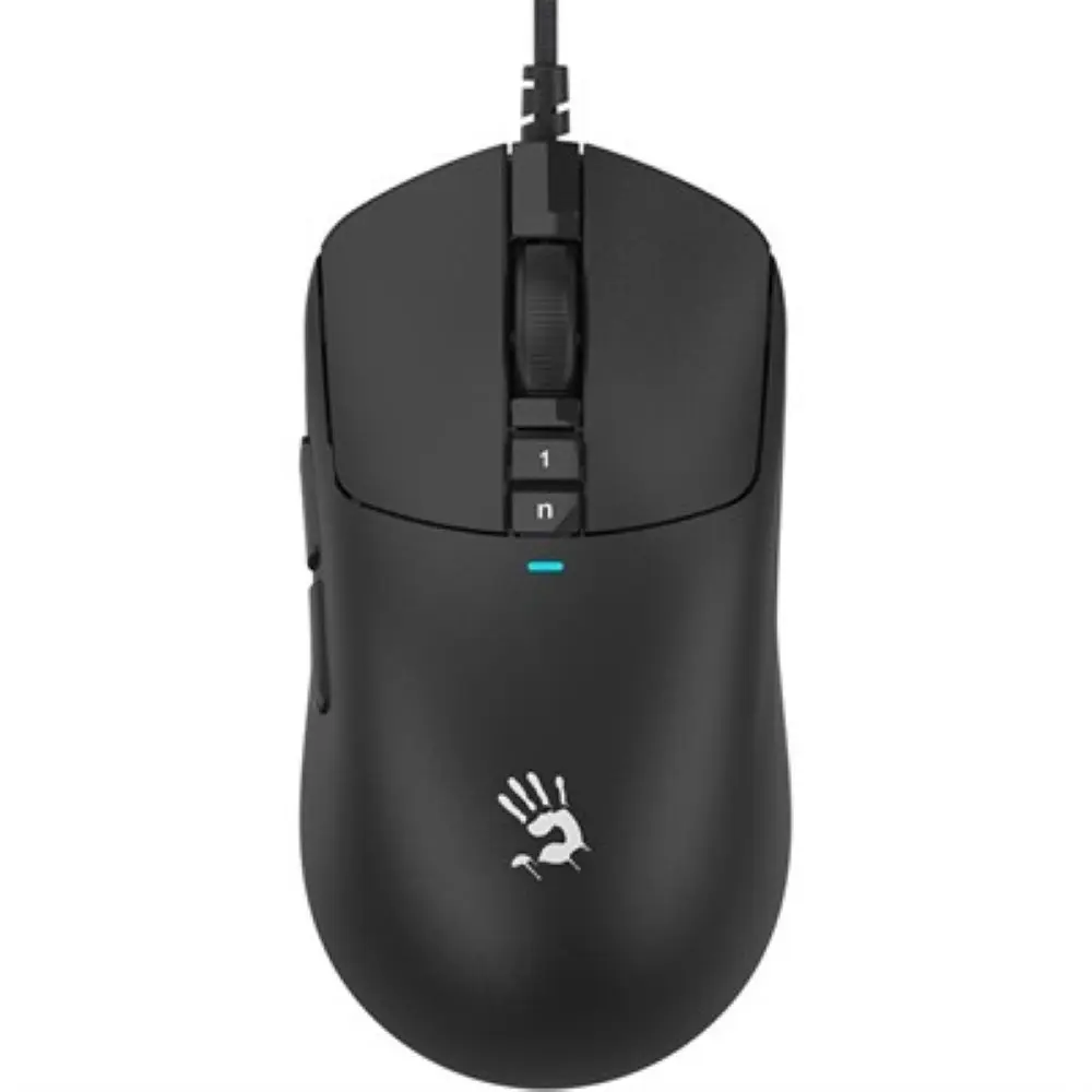 Bloody W72 Ultra Lightweight Wired Gaming Mouse - Black, Activated